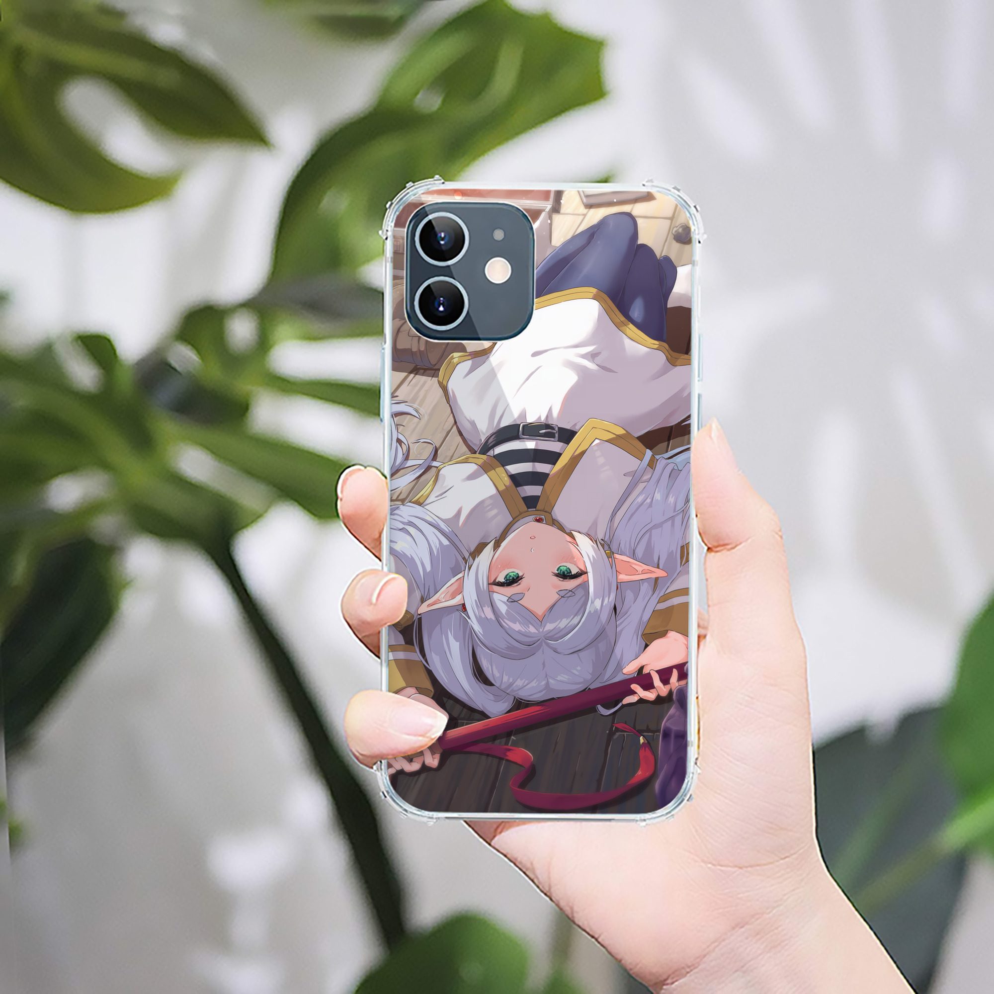 （画像用） 葬送のフリーレン Frieren 【iPhone 12シリーズ対応】透明スマホケース（クリアソフトケース）